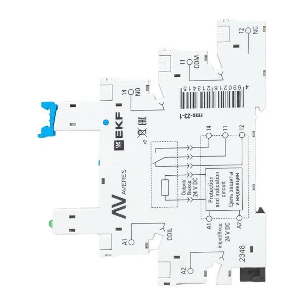 Разъем для реле РM slim 23/1 AVERES EKF rms-23-1