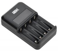 Устройство зарядное NiMH/CD 1-4 AA/AAA авто 1800мА LCD IEK ABC11-4-4-ACO-A-180-LCD