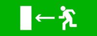 Пиктограмма "Направление налево" 320х120мм (для EXIT SAFEWAY-40) EKF pkal-01-03