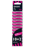 Элемент питания алкалиновый LR6 Super Alkaline SBL-10+2 (уп.12шт) ФАZА 2854582
