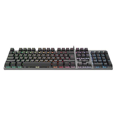 Клавиатура KG480 игровая проводная металл. с подсветкой черн. Intro Б0060192
