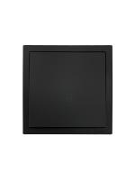 Кнопка звонка СП ZIMA IP20 безвинт. зажим черн. бархат LEZARD 704-4288-103QC