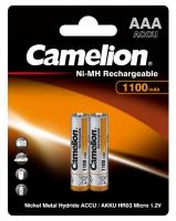 Аккумулятор R03 NI-MN 1100мА.ч BP-2 (блист.2шт) Camelion 7372