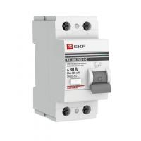 Выключатель дифференциального тока (УЗО) 2п 80А 300мА тип AC ВД-100 (электромех.) PROxima EKF elcb-2-80-300-em-pro
