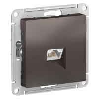 Механизм розетки компьютерной AtlasDesign RJ45 мокко SchE ATN000683
