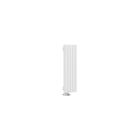 Стальной вертикальный радиатор отопления Warmmet Luxe 60V длина 750 мм секций 5 цвет белый  тип подключения: нижнее левое