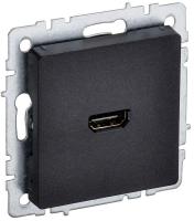 Розетка СП BRITE HDMI РHDMI-0-БрЧ механизм черн. IEK BR-H10-K02