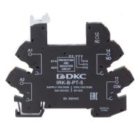 Колодка ультратонкая для реле RIS вх. напр. 230В AC/DC push-in клеммы DKC IRK-B-PT-5