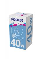 Лампа накаливания A50/A55 40Вт E27 220-240В прозр. КОСМОС LKsmSt55CL40E27v2