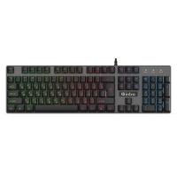 Клавиатура KG480 игровая проводная металл. с подсветкой черн. Intro Б0060192