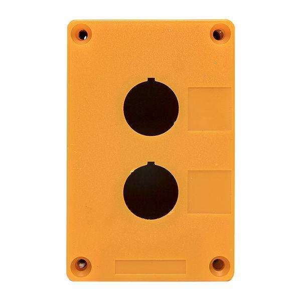 Корпус КП102 2 кнопки пластик. желт. EKF cpb-102-o