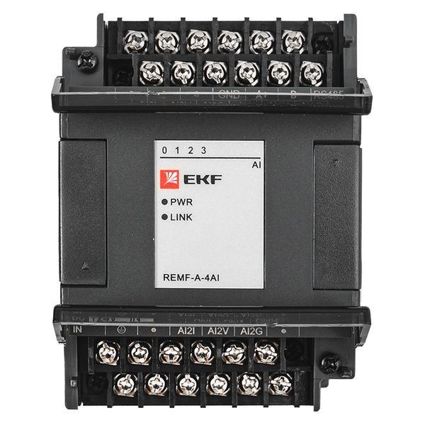 Модуль аналогового ввода REMF 4 PRO-Logic (без поверки) EKF REMF-A-4AI