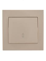 Переключатель проходной 1-кл. СП Rain IP20 крем. LEZARD 703-0303-105