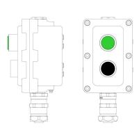 Пост управления взрывонепроницаемый из алюминия LCSD-02-B-MC-L1G(220)x1-P1B(11)x1-PCMB-KAEPM3MHK-20 DKC LCSD21000086