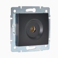 Механизм розетки TV СП KARINA оконечная черн. бархат LEZARD 707-4288-130