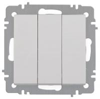 Выключатель 3-кл. СП Accent 6-106-01 10А IP20 250В AL/CU бел. Intro Б0063531