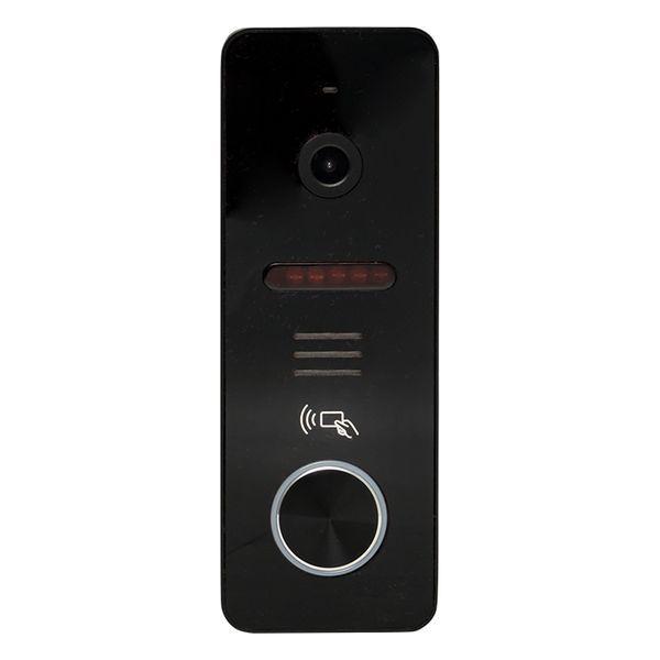 Видеопанель вызывная CPV-02 1000TVL IP65 со считыв. ключей 4пр. черн. EKF int-cpv-02