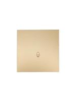 Кнопка звонка СП ZIMA IP20 безвинт. зажим зол. LEZARD 704-3688-103QC