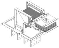 Секция фланцевая прав. Тип2 1600А Al 3L+N+1/2PE НК IP55 тран. IEK LB-1600A5-25-F-FR2