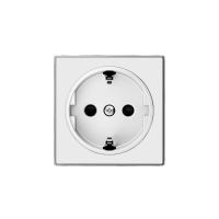 Накладка 1-м ОП Sky 16А IP20 для розетки Schuko альп. бел. ABB 2CLA858800A1101