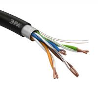 Кабель витая пара F/UTP 4х2х24 AWG Cat5e CU PE OUTDOOR (уп.305м) ЭРА Б0044689