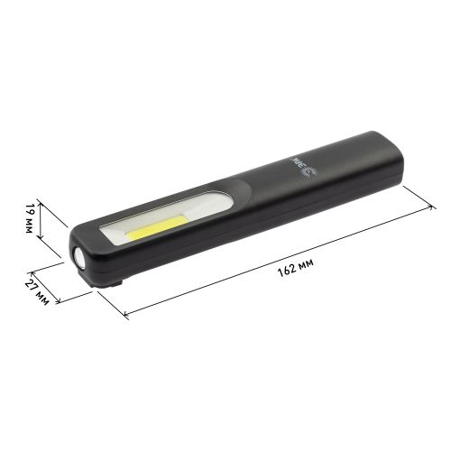 Фонарь аккумуляторный Практик RA-701 ручной магнит клипса-держатель USB ЭРА Б0039623