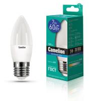 Лампа светодиодная LED7-C35/865/E27 7Вт 220В Camelion 12649