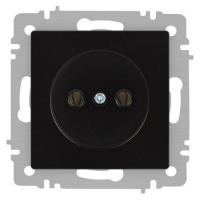 Розетка 1-м СП Accent 6-201-05 16А IP20 250В 2P антрацит Intro Б0063665