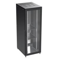 Шкаф напольный собранный 19дюйм IT-CQE 47U 800х1000 двери стекло/сплошн. RAL 9005 DKC R5DC4781GSB
