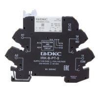 Реле интерфейсное 1CO ком. ток 6А AgSnO2 напряжение 230В AC/DC push-in клеммы DKC IRK-230UC-1CO-PT