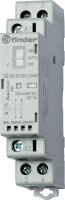 Контактор модульный 2NO 25А AgNi 230В AC/DC 17.5мм IP20 опции: переключатель Авто-Вкл-Выкл + мех. индикатор + LED FINDER 223202301340