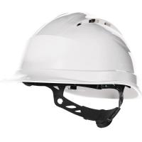 Каска защитная QUARTZ UP IV с вентил. с храповым механизмом бел. Delta Plus QUARUP4BC