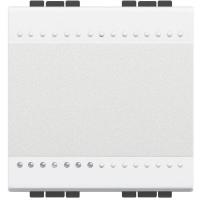 Переключатель промежуточный 1-кл. 2мод. СП LivingLight 16А IP20 механич. клеммы бел. Leg BTC N4004M2N