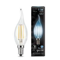 Лампа светодиодная Black Filament Свеча на ветру E14 11Вт 4100К Gauss 104801211