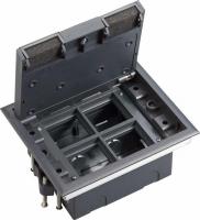 Люк MultiDesk MDK10 на 8мод. IP40 с монтажной коробкой для фальшпола SE MDK10108