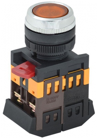 Кнопка ABLFS-22 желт. 1з+1р IEK BBT30-ABLFS-K05