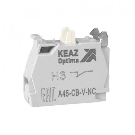 Блок контактный OptiSignal D22 A45-CB-V-NC 1НЗ винтовой зажим ZBE102 КЭАЗ 332201