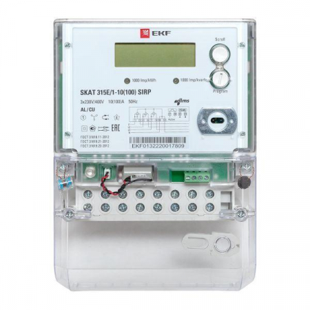 Счетчик Skat 315E/1-10(100) SIRP 3ф EKF 31502R