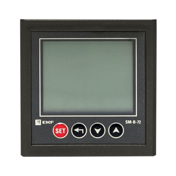 Прибор измерительный многофункциональный SMB-72 на панель 72х72 квадрат. вырез Basic EKF sm-723b