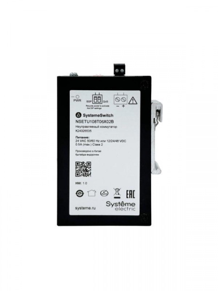 Коммутатор промышленный неуправляемый Ethernet 6х10/100BaseT 2х100BaseX SFP SE NSETU108T06X02B