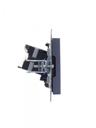 Розетка компьютерная СП RJ45 кат.5E BRITE РК10-БрМ механизм маренго IEK BR-K10-1-K35
