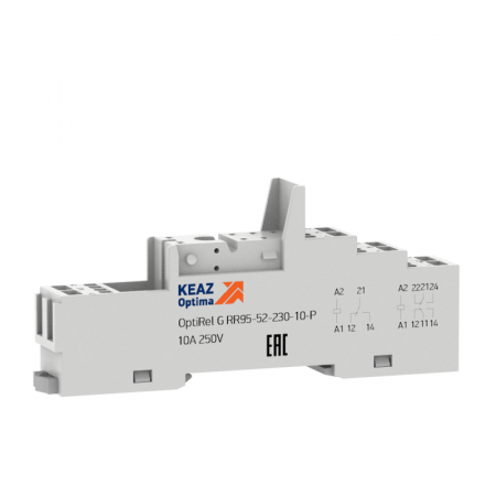 Розетка для реле OptiRel G RR95-52-230-10-P КЭАЗ 281175