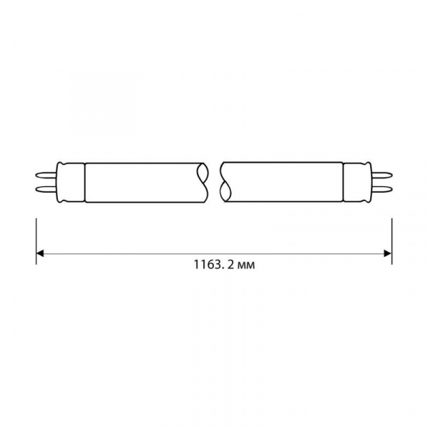 Лампа люминесцентная FT5-28W/54 28Вт T5 6500К G5 Camelion 3335