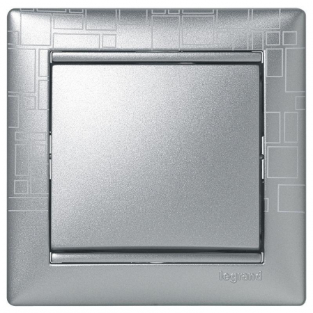 Механизм выключателя 1-кл. СП Valena 10А IP31 250В алюм. Leg 770101