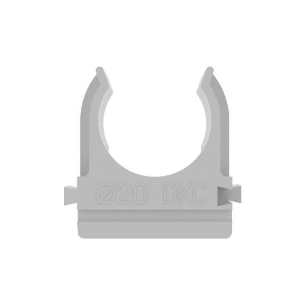 Держатель для труб (клипса) d20мм с защелкой (розн. уп.16шт) DKC 51020R
