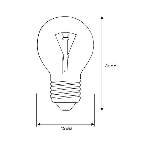 Лампа накаливания MIC D CL 40Вт E27 Camelion 9874