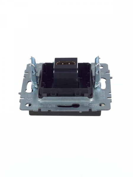 Розетка СП BRITE HDMI РHDMI-0-БрТБ механизм бронза IEK BR-H10-K45