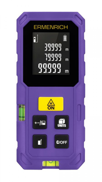 Рулетка лазерная Reel PLUS GS40 фиолет. Ermenrich 86257