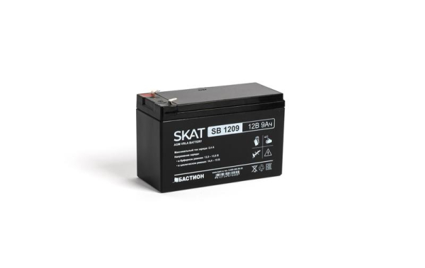 Аккумулятор свинцово-кислотный SKAT SB 1209 Бастион 2540