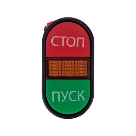 Кнопка APBB-22 "Пуск-Стоп" овальная 230 В NO+NC Rexant 36-5540